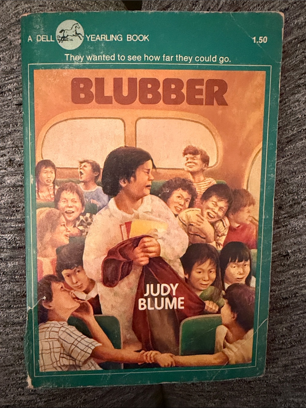Vintage Judy Blume "Blubber" Paperback Book